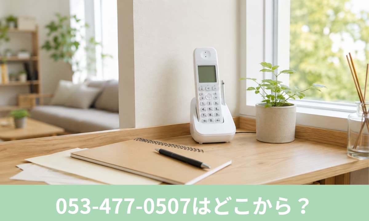 053-477-0507はどこから？メディアジャパンリサーチの世論調査電話