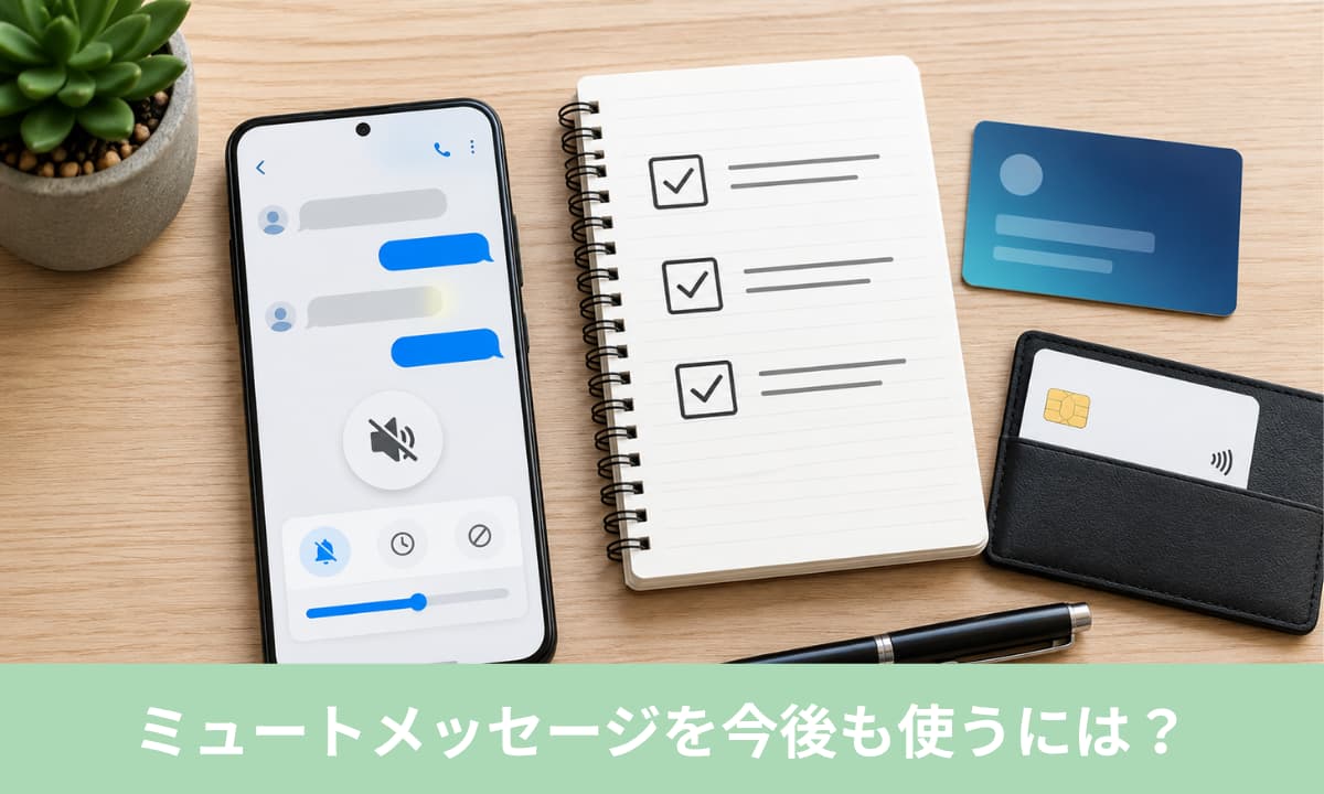 ミュートメッセージを今後も使うには?必要なプランと条件