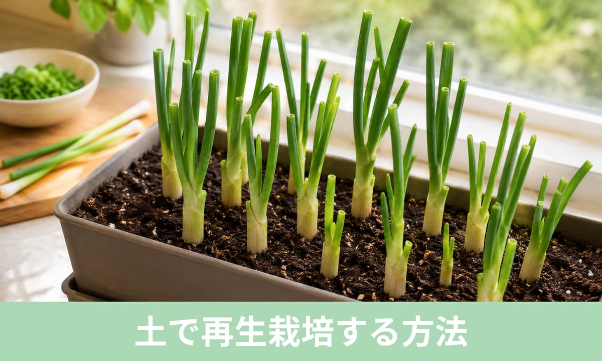 小ネギ土栽培のやり方