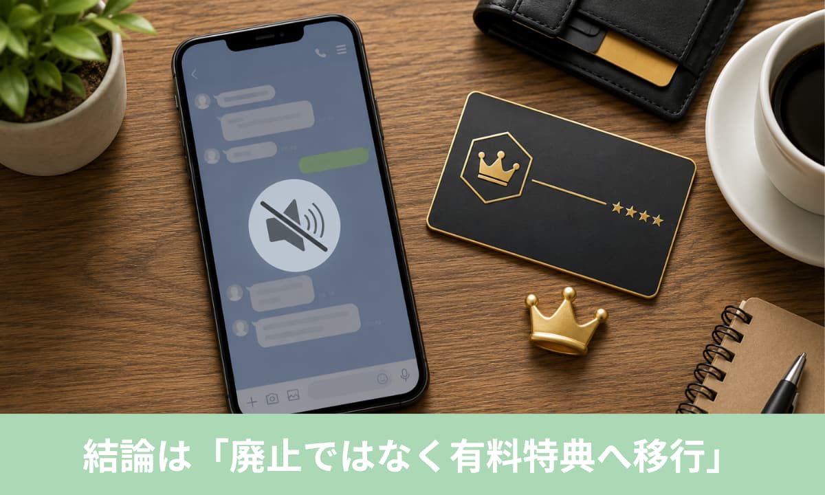 LINEのミュートメッセージがなくなった?結論は「廃止ではなく有料特典へ移行」